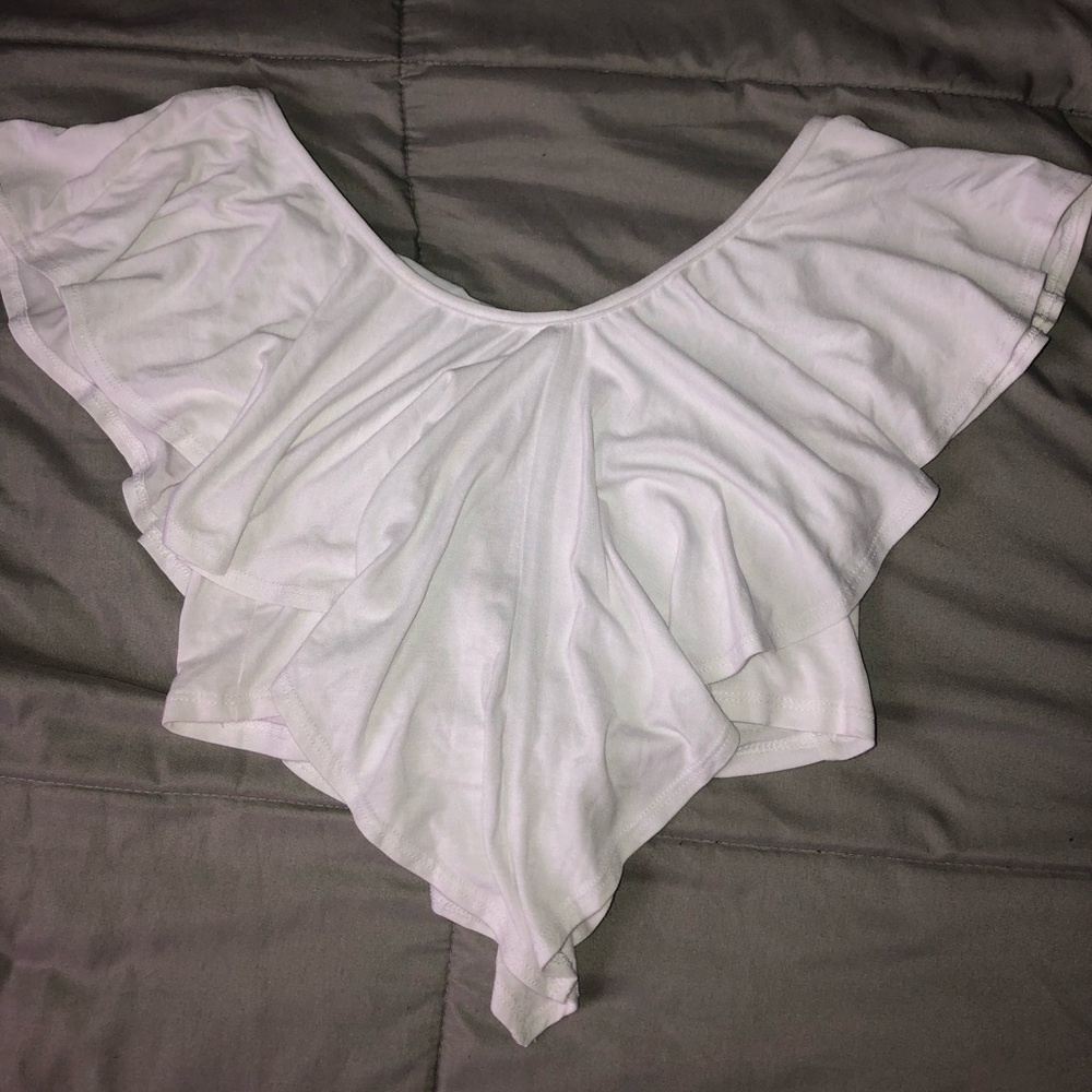 V shaped crop top!